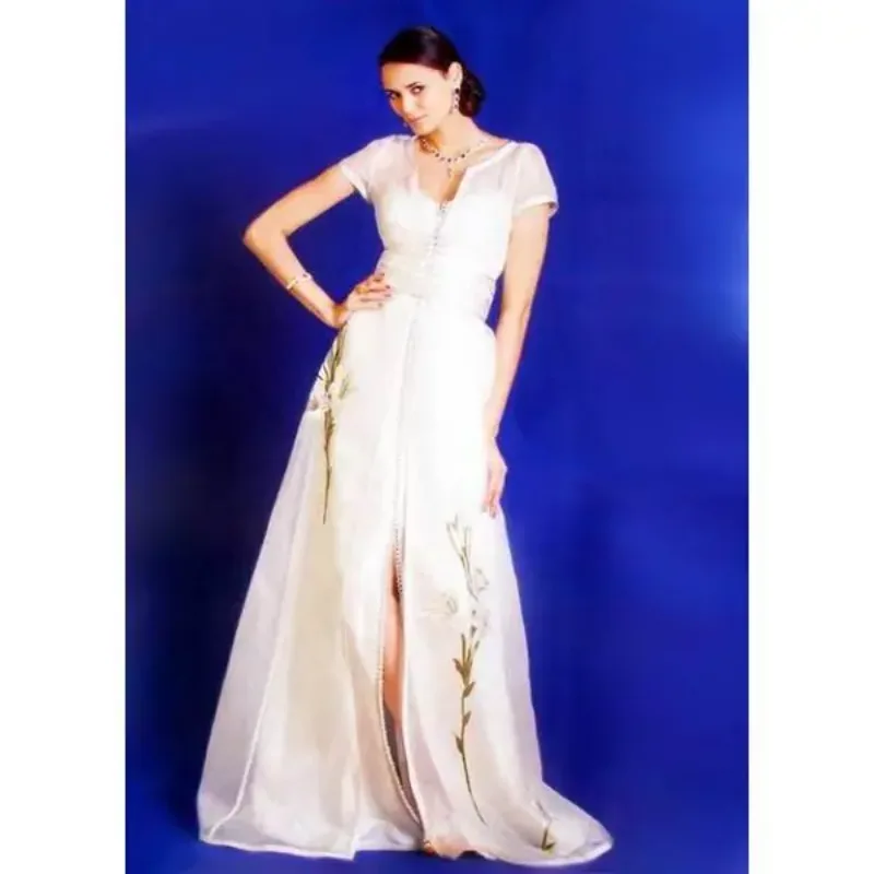 Picture of Radhe Designer Multicolor Georgette Kaftan Dress for Women - F5476