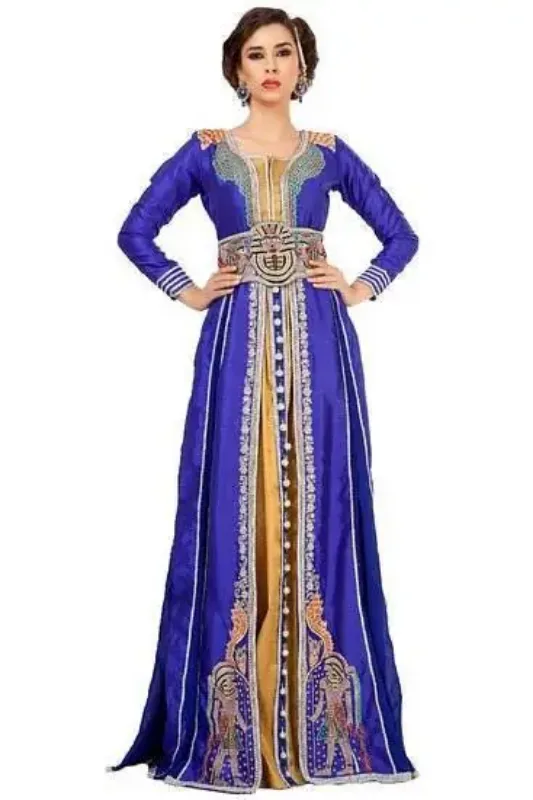Picture of Radhe Designer Multicolor Georgette Kaftan Dress for Women - F5494