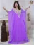 Picture of White Georgette Kaftan Dress for Women - Look 8561