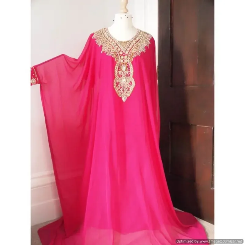 Picture of Radhe Designer Multicolor Georgette Kaftan Dress for Women - F5528