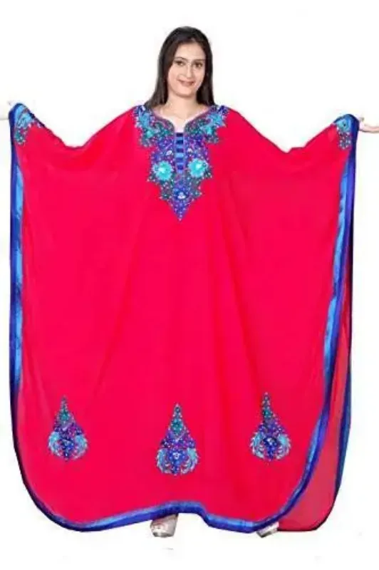 Picture of Radhe Designer Multicolor Georgette Kaftan Dress for Women - F5524