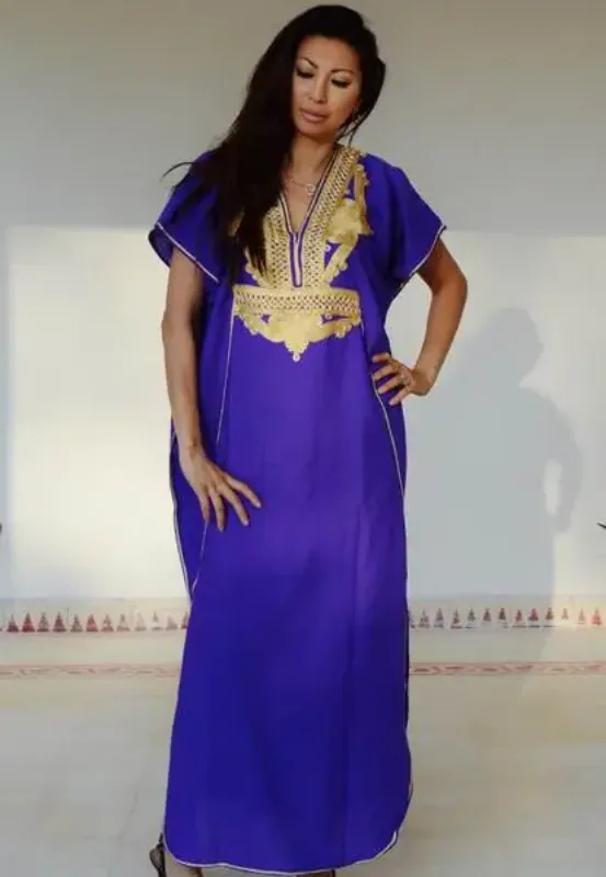Picture of Radhe Designer Blue Georgette Kaftan Dress for Women - F5546