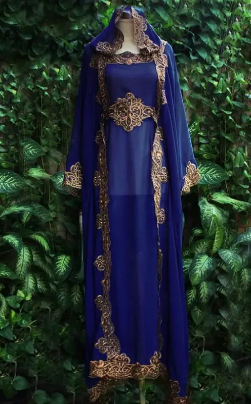 Picture of Radhe Designer Purple Georgette Kaftan Dress for Women - F5538