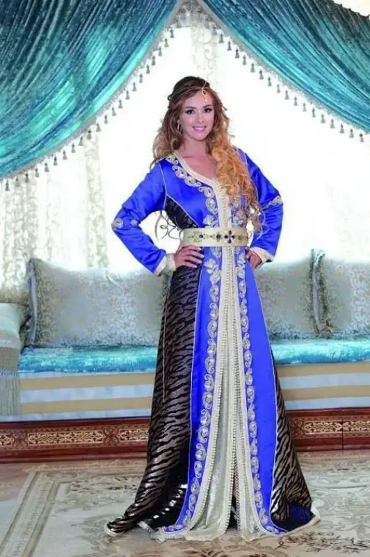 Picture of Radhe Designer Multicolor Georgette Kaftan Dress for Women - F5537