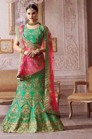 Picture of pakistani bridal wedding lehenga choliindian designer ,