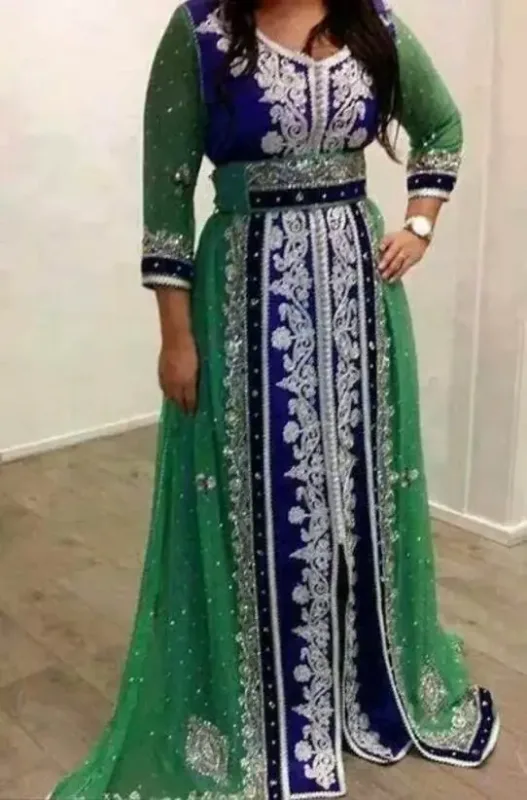 Picture of Radhe Designer Multicolor Georgette Kaftan Dress for Women - F5558