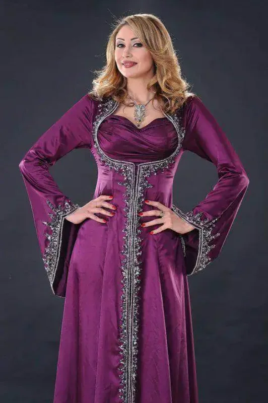Picture of Radhe Designer Black Georgette Kaftan Dress for Women - F5553