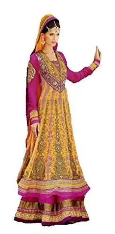 Picture of Radhe Designer Multicolor Georgette Kaftan Dress for Women - F5571