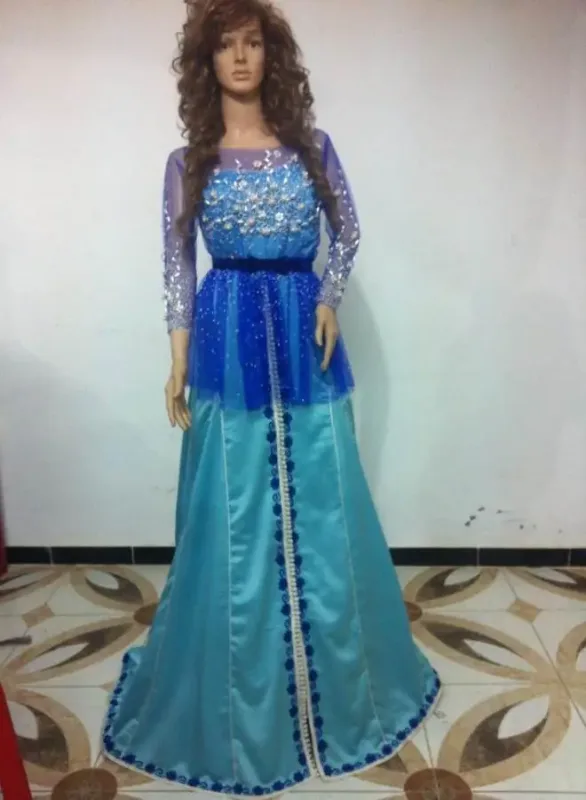 Picture of Radhe Designer Multicolor Georgette Kaftan Dress for Women - F5578
