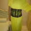 Picture of Black Georgette Kaftan Dress for Women - Look 8639