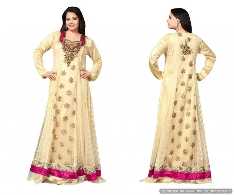 Picture of Radhe Designer Multicolor Georgette Kaftan Dress for Women - F5629