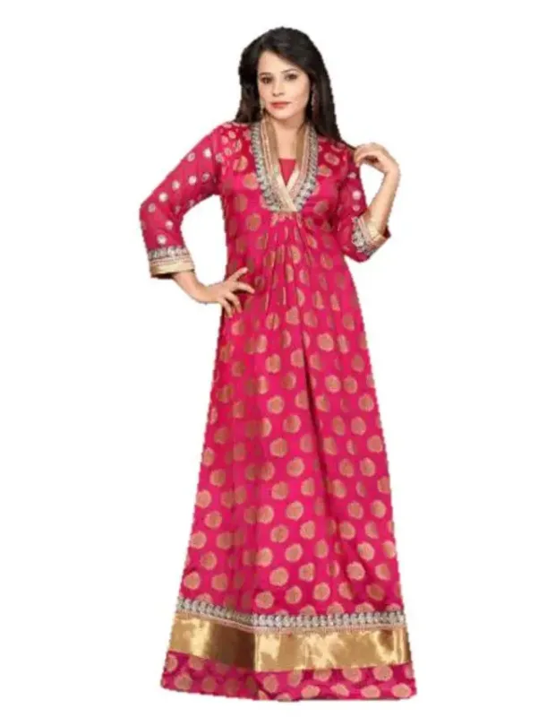 Picture of Radhe Designer Multicolor Georgette Kaftan Dress for Women - F5625