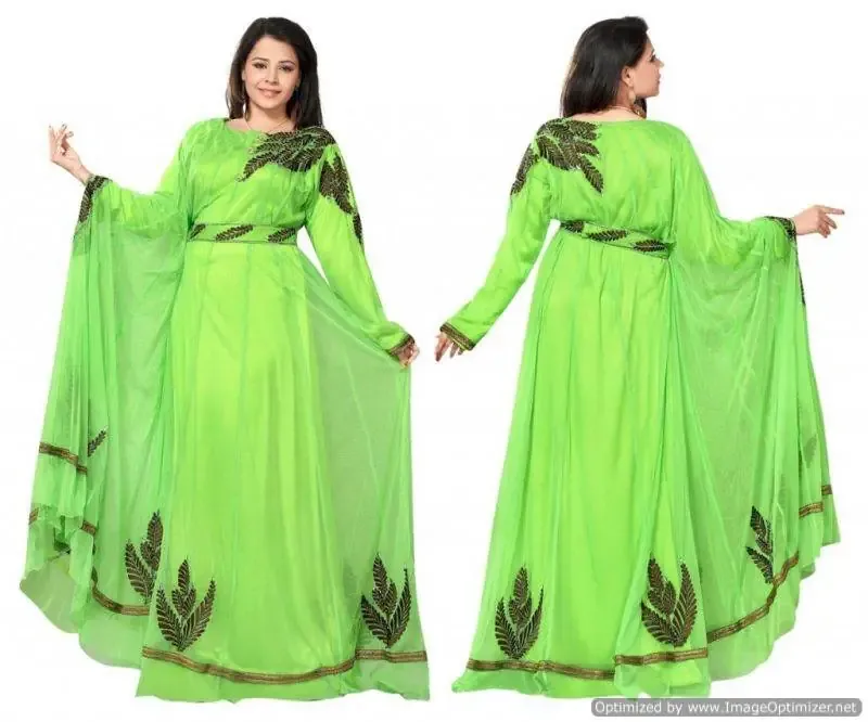 Picture of Radhe Designer Multicolor Georgette Kaftan Dress for Women - F5628