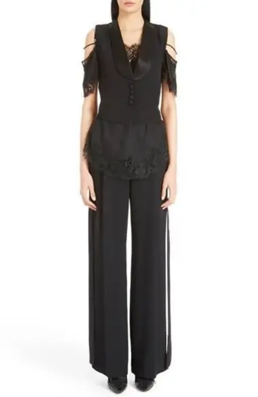 Picture of Radhe Designer Black Georgette Kaftan Dress for Women - F5621