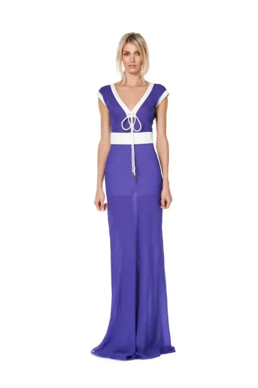Picture of Radhe Designer Purple Georgette Kaftan Dress for Women - F5623
