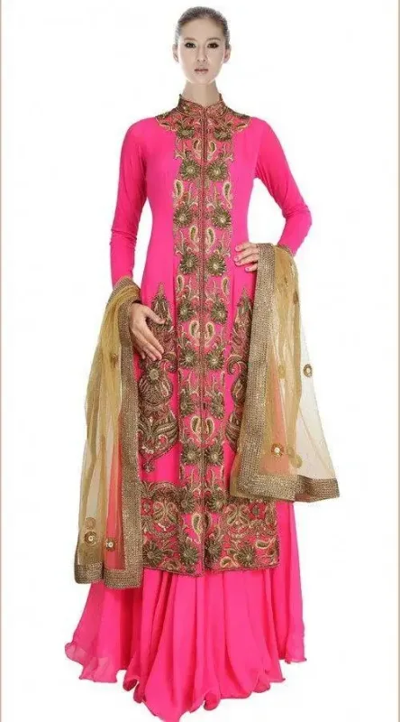 Picture of Radhe Designer Multicolor Georgette Kaftan Dress for Women - F5642