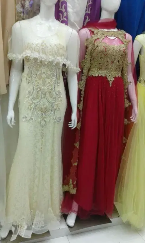 Picture of Radhe Designer Yellow Georgette Kaftan Dress for Women - F5633