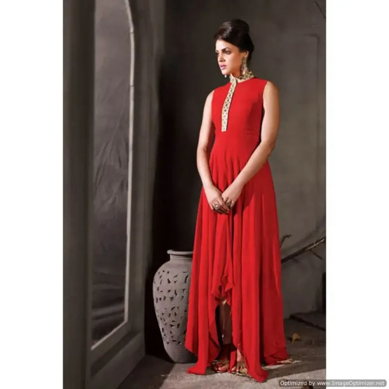Picture of Radhe Designer Multicolor Georgette Kaftan Dress for Women - F5645