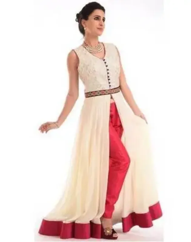 Picture of Radhe Designer Blue Georgette Kaftan Dress for Women - F5648