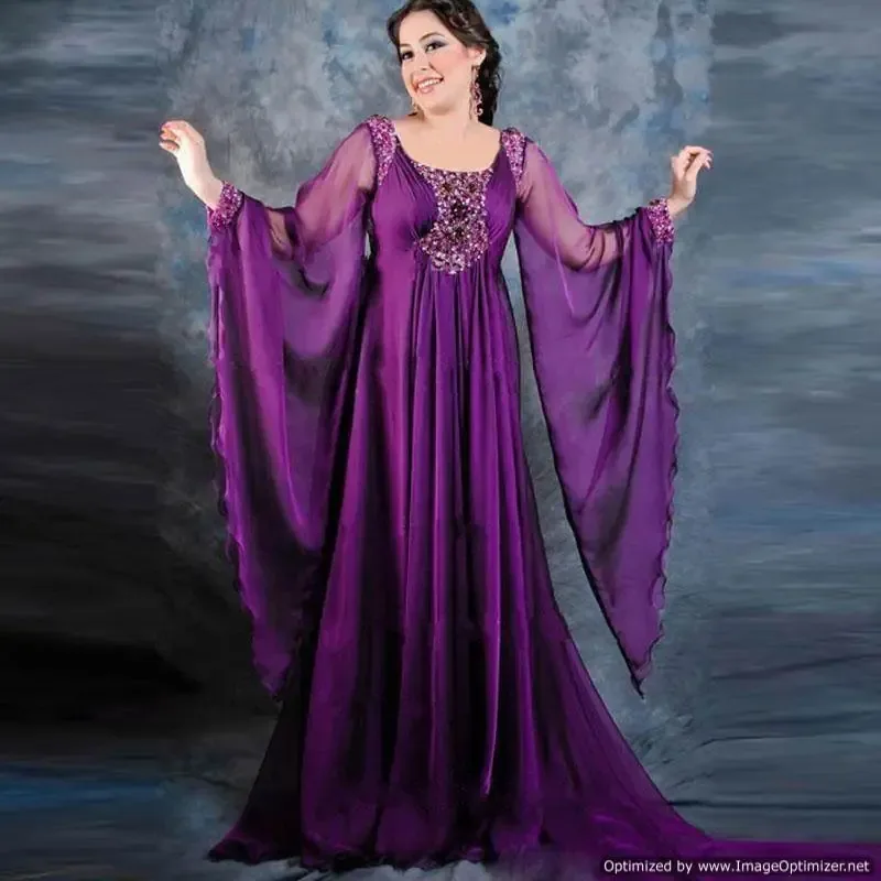 Picture of Radhe Designer Multicolor Georgette Kaftan Dress for Women - F5668