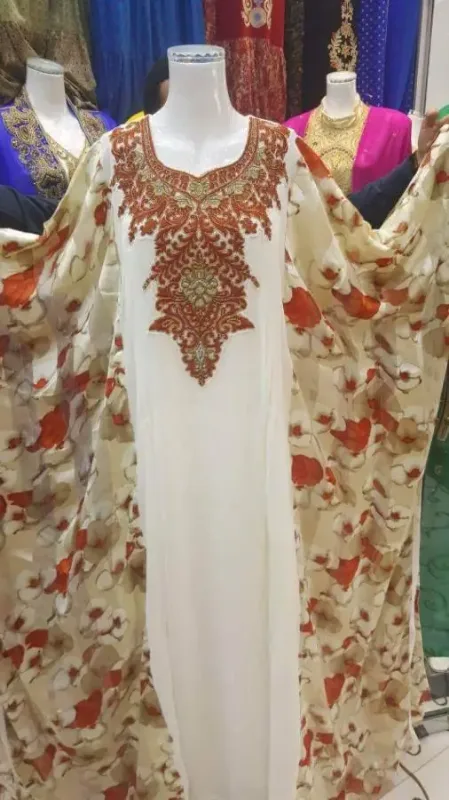 Picture of Radhe Designer Multicolor Georgette Kaftan Dress for Women - F5677