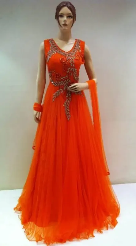 Picture of Radhe Designer Multicolor Georgette Kaftan Dress for Women - F5690
