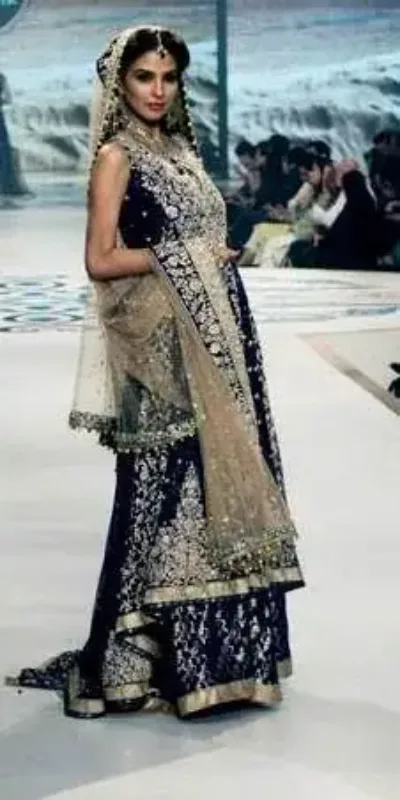 Picture of Radhe Designer Black Georgette Kaftan Dress for Women - F5619