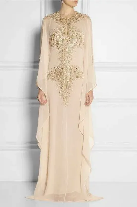 Picture of Radhe Designer Multicolor Georgette Kaftan Dress for Women - F6233