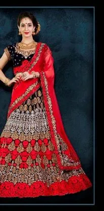 Picture of modest maxi gown indian designer lehenga choli pakistan