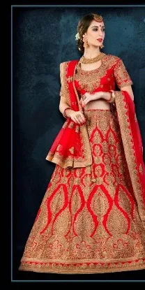 Picture of pakistani bridal wedding wear lehengaindian designer le