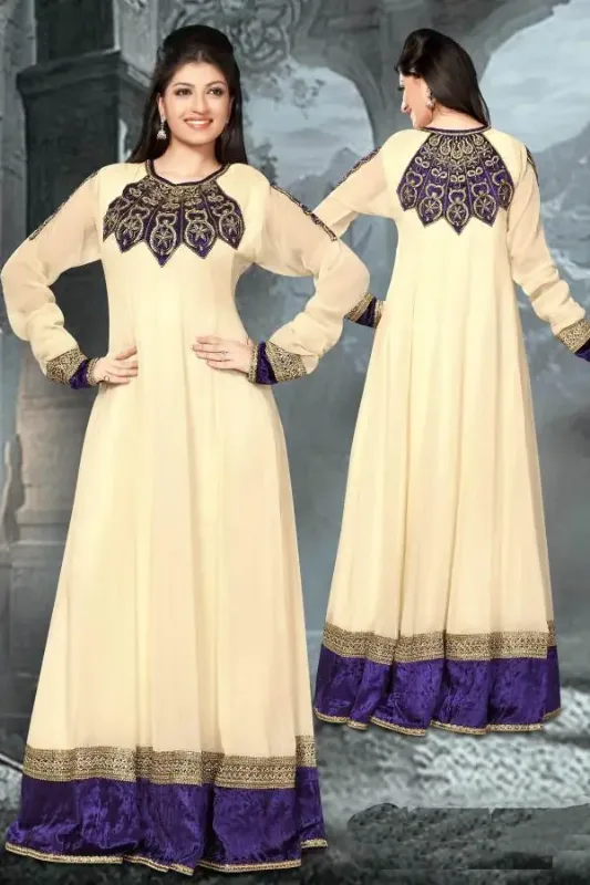Picture of Multi Color Georgette Kaftan Dress for Women - Look 8754