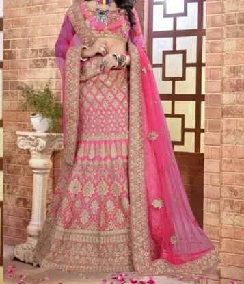 Picture of engagement wedding wear lehenga india pakistani ethnic 