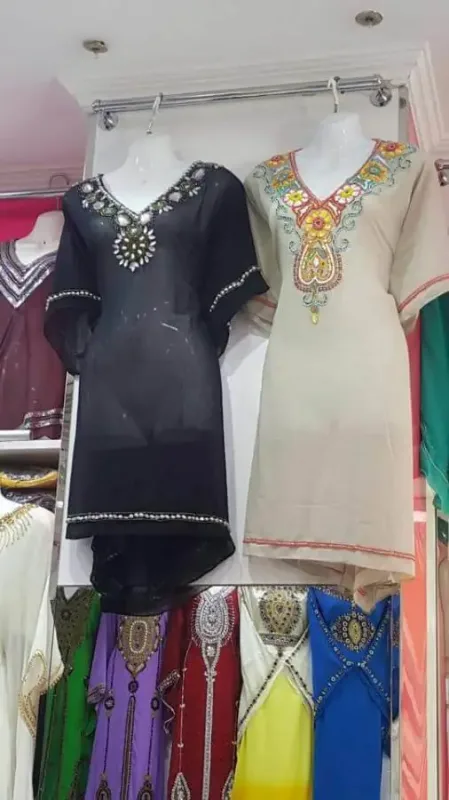 Picture of Radhe Designer Multicolor Georgette Kaftan Dress for Women - F3311