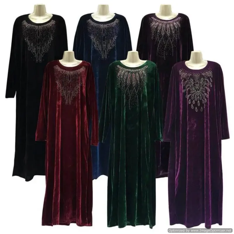 Picture of Radhe Designer Multicolor Georgette Kaftan Dress for Women - F2528