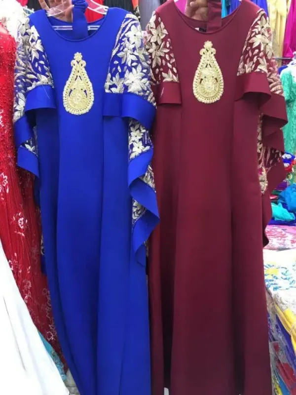 Picture of Radhe Designer Multicolor Georgette Kaftan Dress for Women - F9365