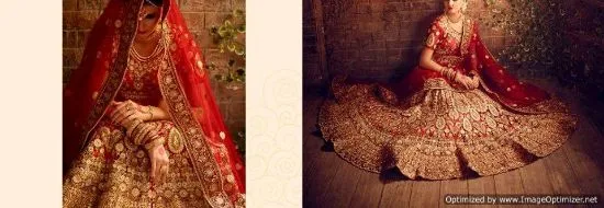 Picture of indian designer wedding lehenga choli maroon color lehe