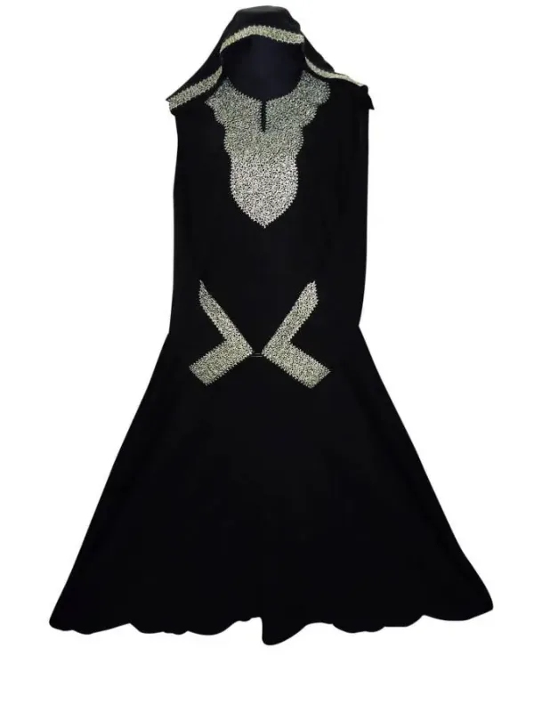 Picture of Radhe Designer Black Georgette Kaftan Dress for Women - F3981