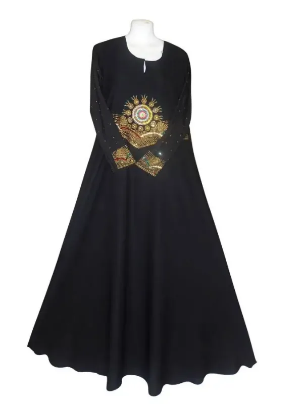 Picture of Radhe Designer Multicolor Georgette Kaftan Dress for Women - F3996
