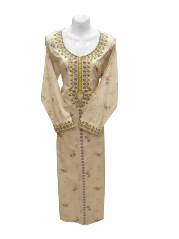 Picture of Multi Color Georgette Kaftan Dress for Women - Look 8827