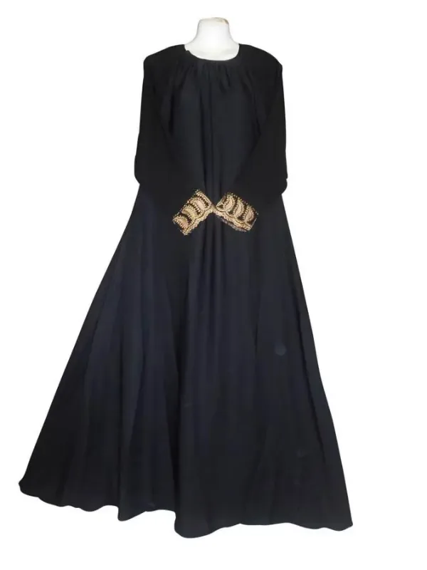 Picture of Radhe Designer Black Georgette Kaftan Dress for Women - F3998