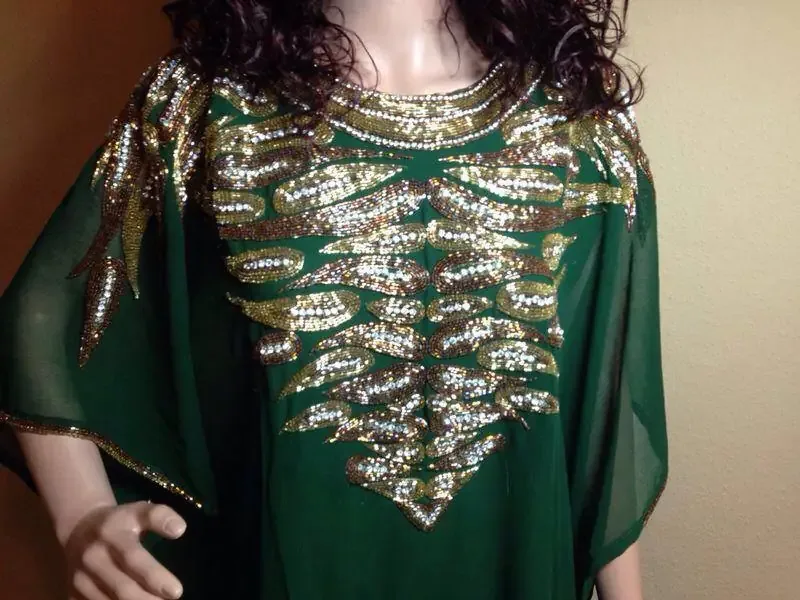 Picture of Radhe Designer Multicolor Georgette Kaftan Dress for Women - F8006