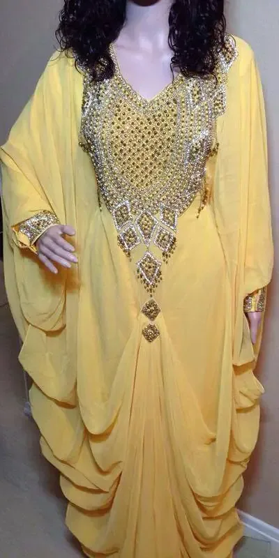 Picture of Radhe Designer Multicolor Georgette Kaftan Dress for Women - F8004