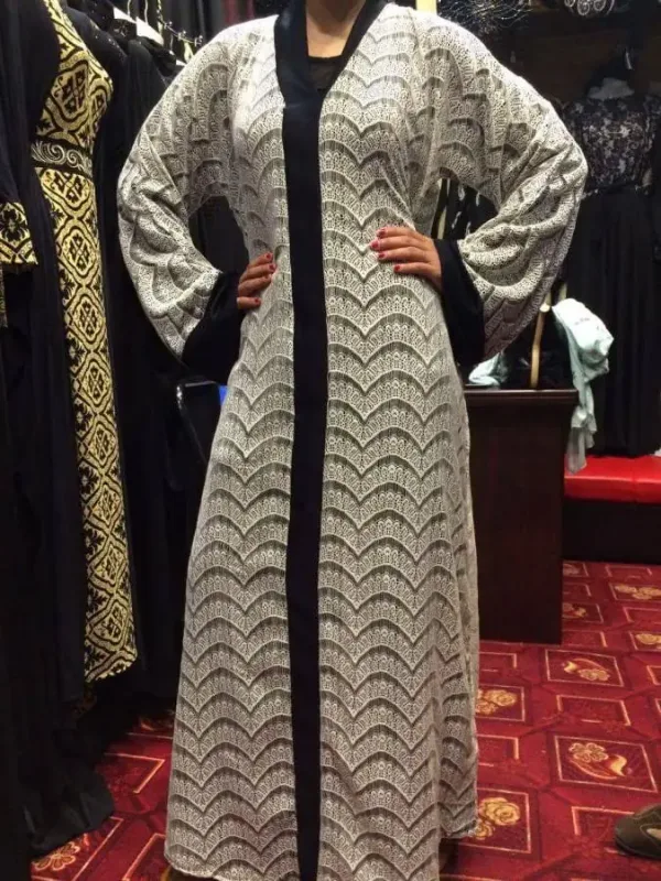 Picture of Radhe Designer Black Georgette Kaftan Dress for Women - F1407