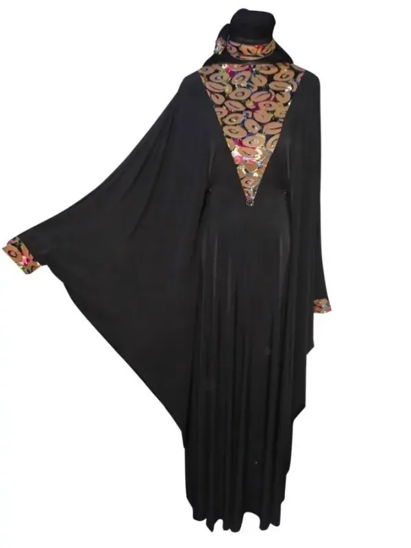 Picture of Multi Color Georgette Kaftan Dress for Women - Look 8859