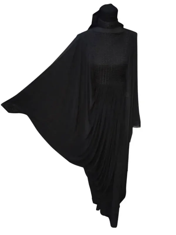 Picture of Purple Georgette Kaftan Dress for Women - Look 8866