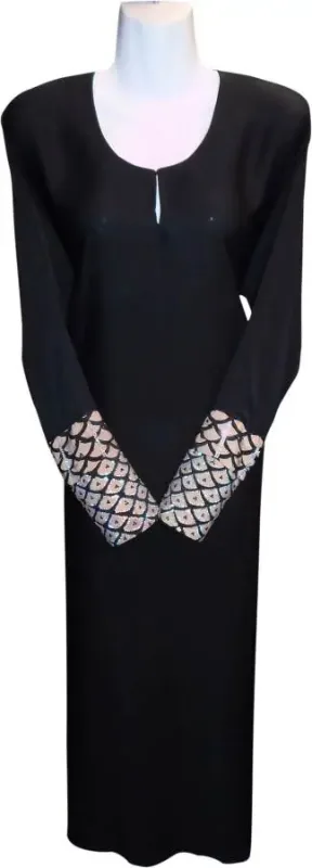 Picture of Blue Georgette Kaftan Dress for Women - Look 8873