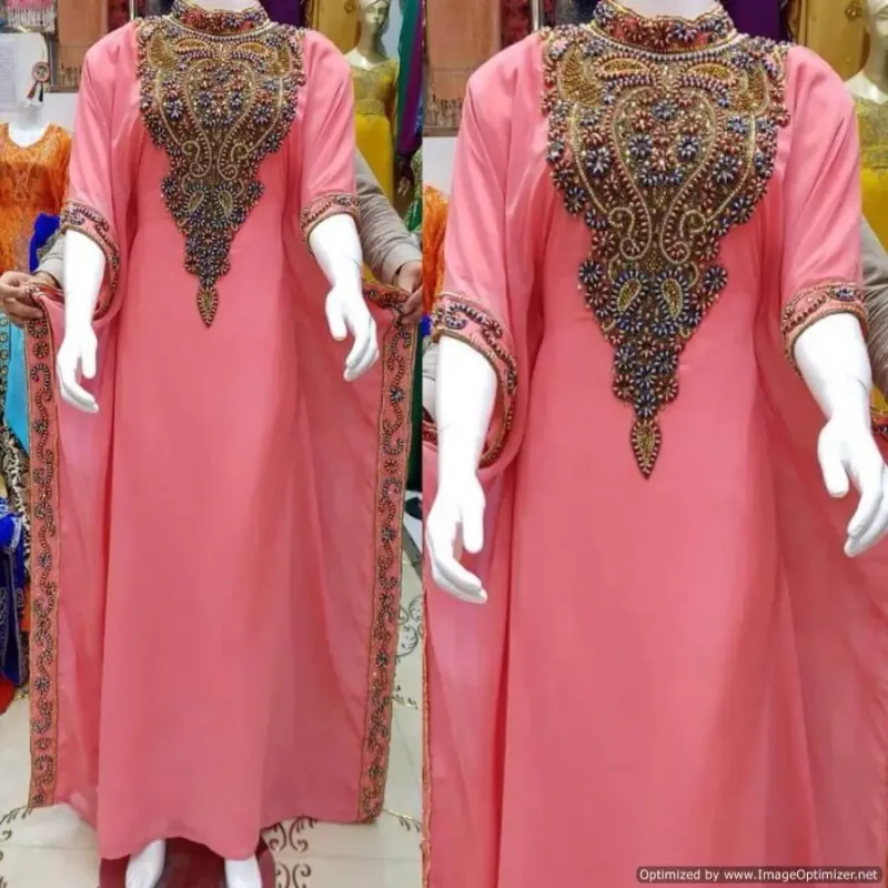 Picture of Radhe Designer Blue Georgette Kaftan Dress for Women - F2321