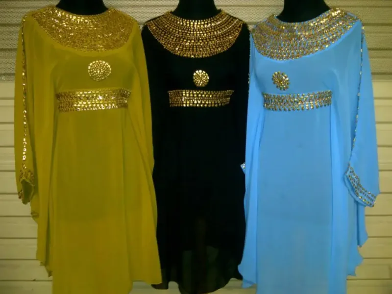 Picture of Radhe Designer Blue Georgette Kaftan Dress for Women - F8127