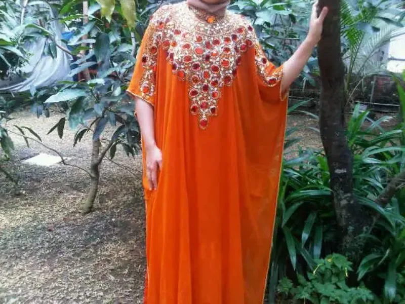 Picture of Radhe Designer Purple Georgette Kaftan Dress for Women - F8136