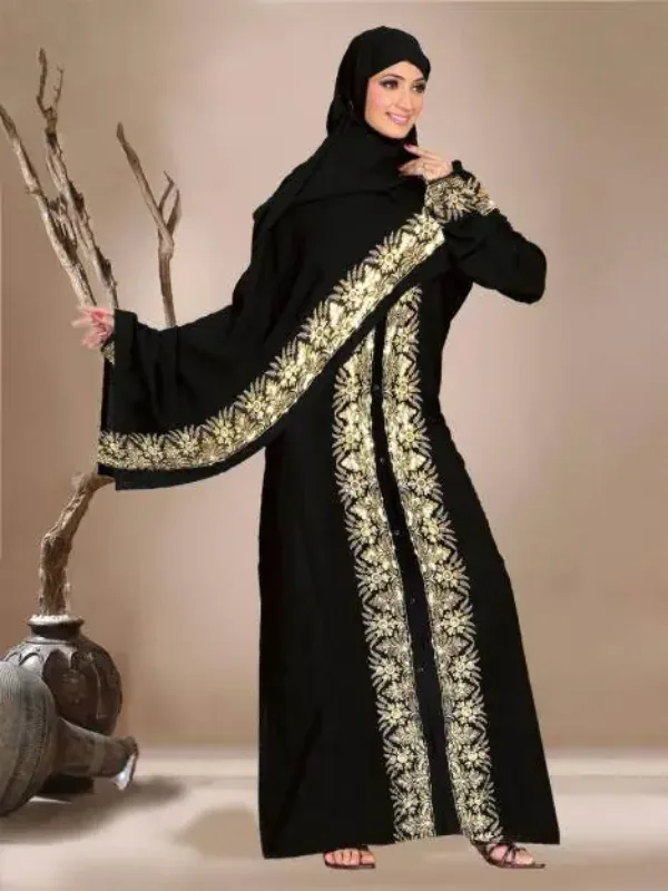 Picture of Radhe Designer Multicolor Georgette Kaftan Dress for Women - F8139